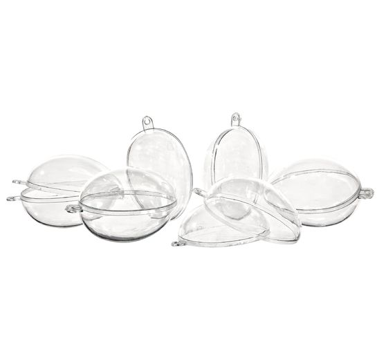 VBS akrylové vejce, 8 cm, 6 kusů