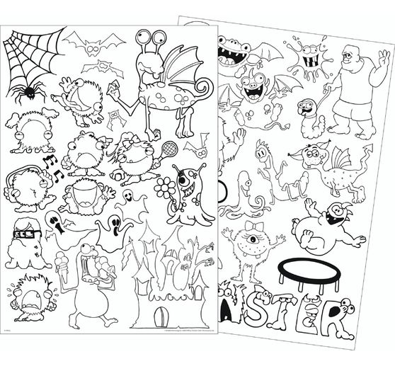 Kreul Window Color Set "Monster Party"