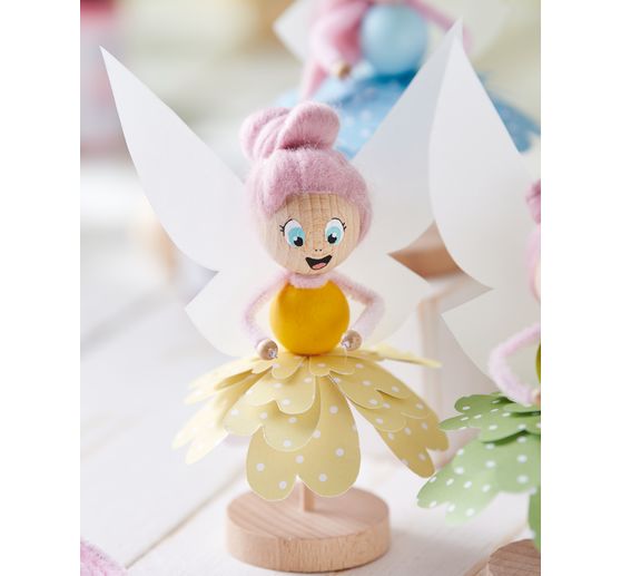 Dřevěné korálky, Ø 4 mm, cca 165 kusů