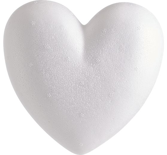 Polystyrenové formy na srdce, 15 cm