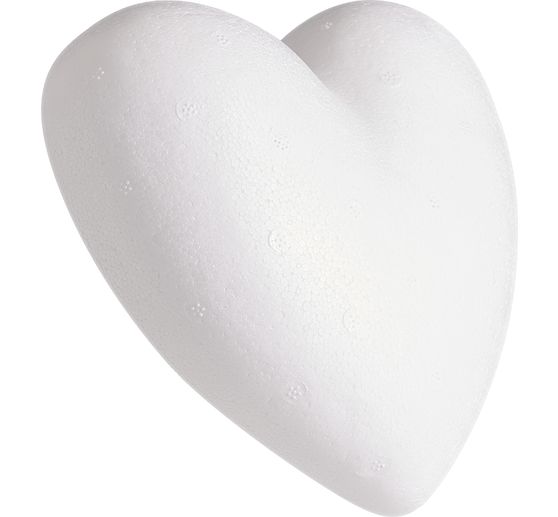 Polystyrene figure Heart, rounded