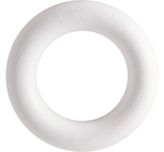Plochý polystyrenový kroužek (římský), Ø 17 cm