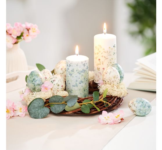 Slámová hedvábí s motivem "Květinářství - Delights Garden"