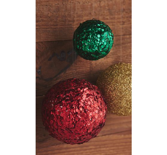 Sequins domed, metallic