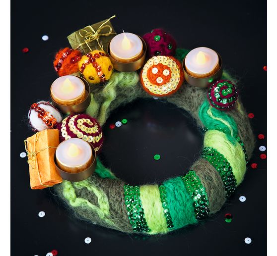 Plochý polystyrenový kroužek, (římský), Ø 22 cm