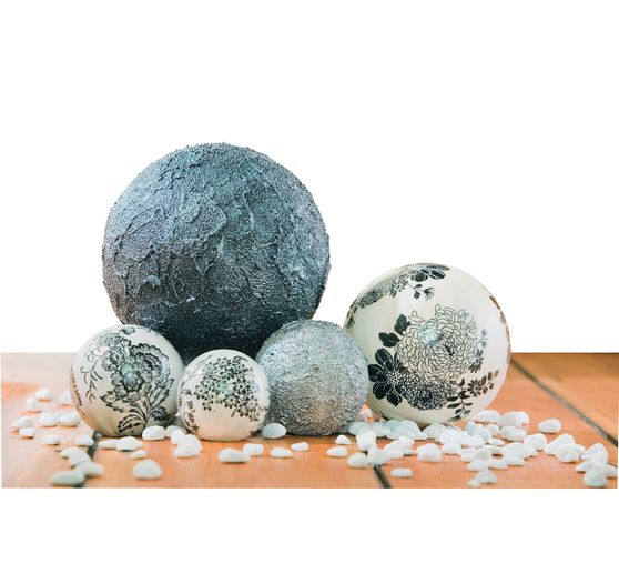 Polystyrenová koule, Ø 15 cm, 2 díly