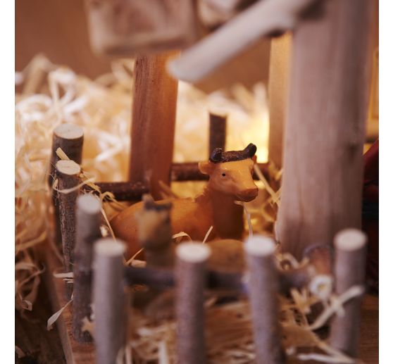 VBS Wood wool, approx. 100 g, Nature