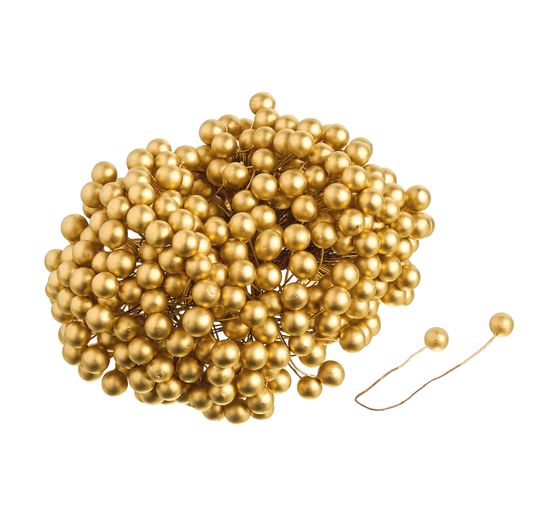 VBS Ozdobné bobule na drátu "Ø 10 mm", 400 kusů