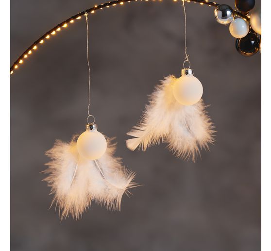 Marabou feathers, about 15 pieces