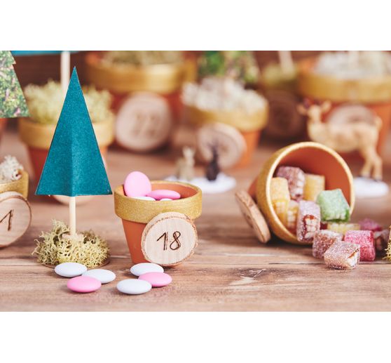 VBS Mini disky na kůru "Round"