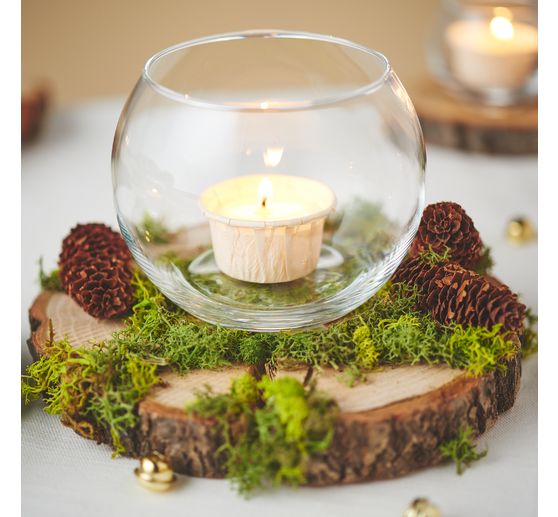 VBS Tealight jar "Bowl", Ø 10,5 cm, 2 pieces