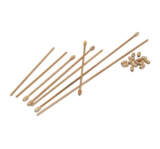 Mobilní dřevěné tyče