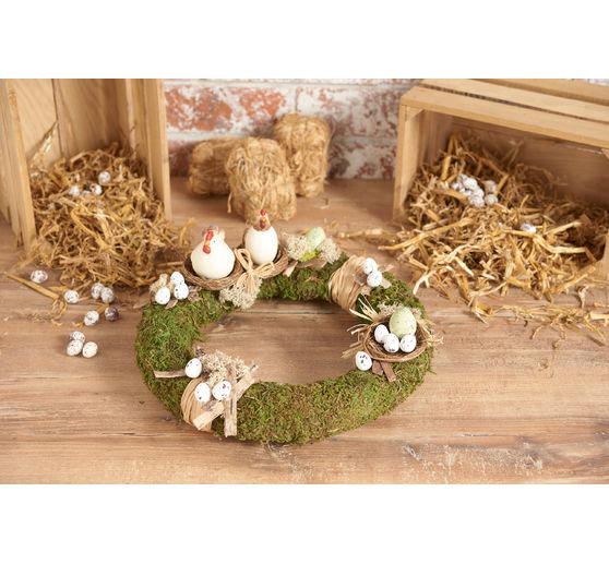 Věnec z mechu VBS, sada 2 kusů