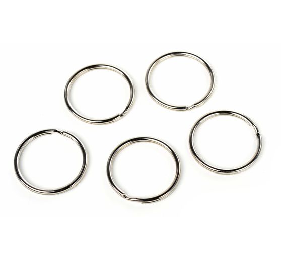 VBS Key split rings, Ø 3 cm, 5 pieces