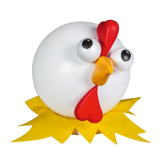 Polystyrene ball, Ø 30 cm, 2 parts