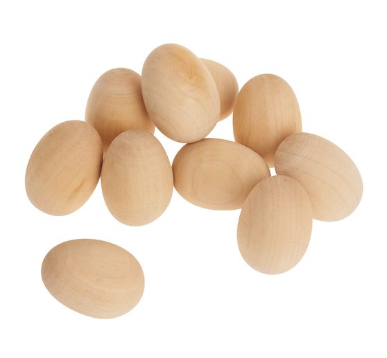 Dřevěné vejce VBS, 4 cm