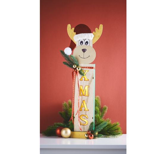 Christmas balls made of glass on wire, 36 pieces, Ø 20 / 25 / 30 mm