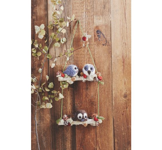 Felting needle wooden handle 9-needle