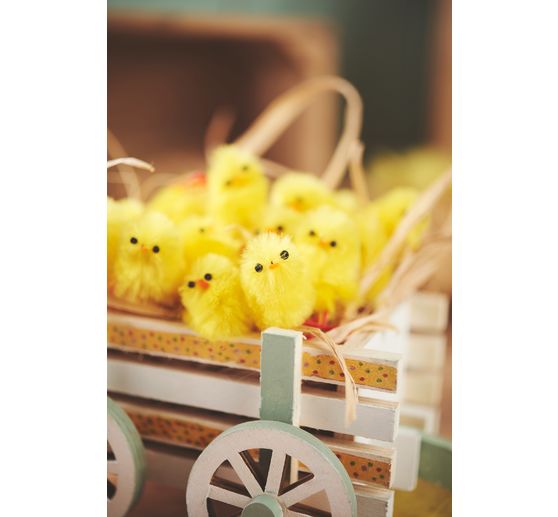 VBS Chenille chicks "Height 4 cm", 18 pcs.