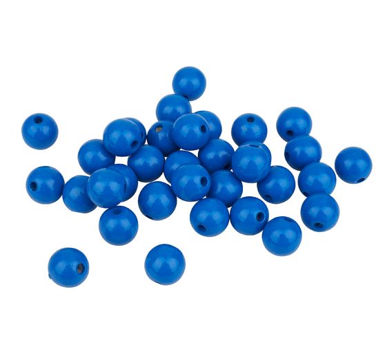 Dřevěné korálky, Ø 12 mm, 30 kusů