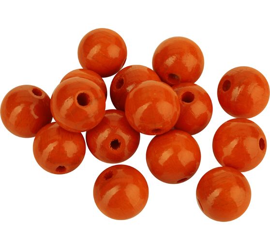 Dřevěné korálky, Ø 4 mm, cca 165 kusů