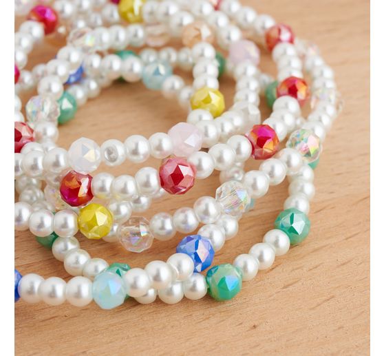 Kulat&yacute; skleněn&yacute; brou&scaron;en&yacute; kor&aacute;lky, 6 mm