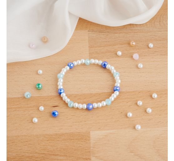 Kulat&yacute; skleněn&yacute; brou&scaron;en&yacute; kor&aacute;lky, 6 mm