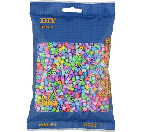 Hama Beads "Pastel", 3.000 pcs.