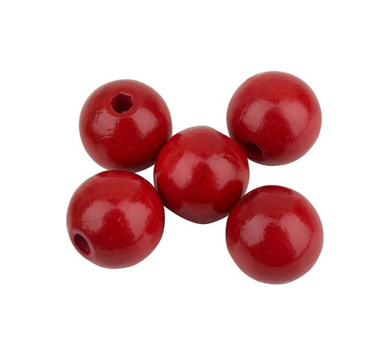 Wood Beads, Ø 15 mm