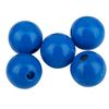 Wood Beads, Ø 15 mm Blue