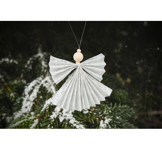 Dřevěné korálky, Ø 6 mm, cca 125 kusů