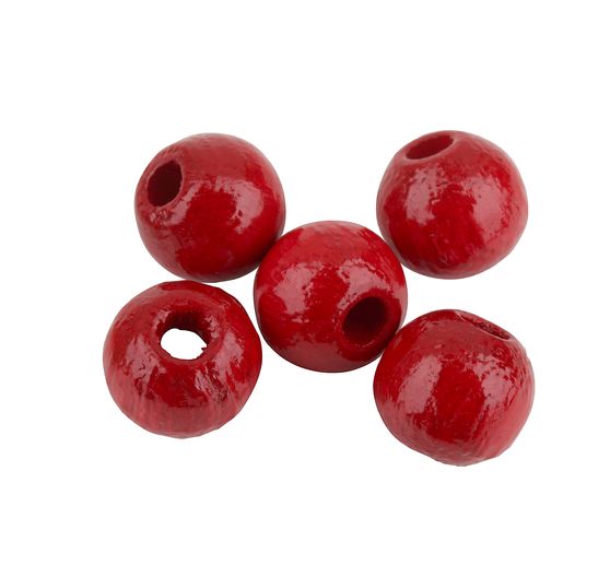 Dřevěné korálky, Ø 6 mm, cca 125 kusů