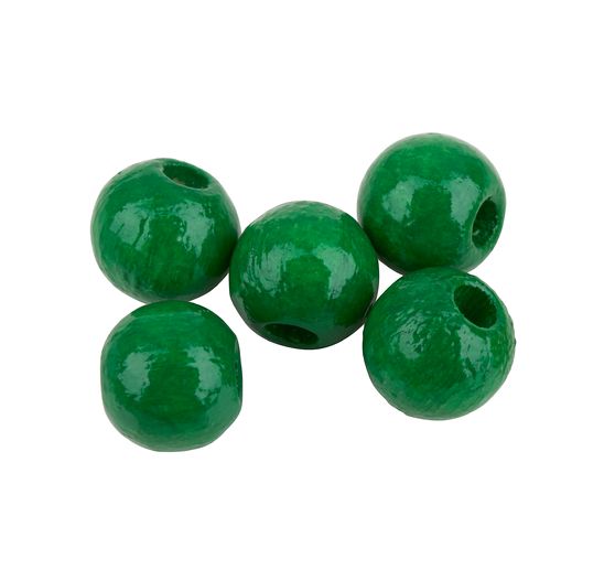 Dřevěné korálky, Ø 6 mm, cca 125 kusů