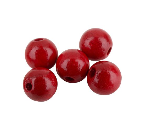 Dřevěné korálky, Ø 8 mm, 85 kusů