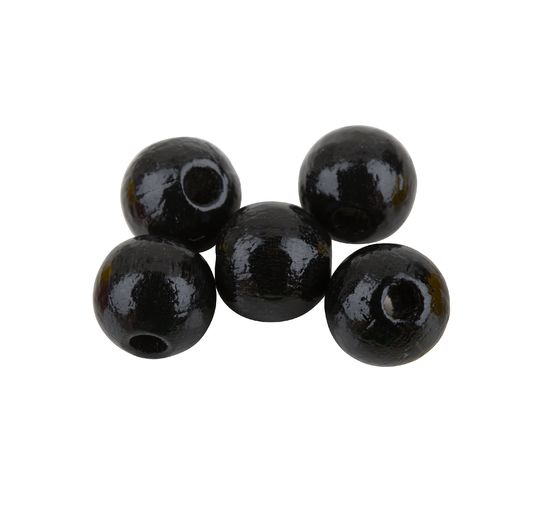 Dřevěné korálky, Ø 8 mm, 85 kusů