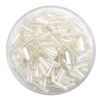 Bugle beads Nacre