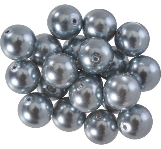 Glass wax beads, Ø 10 mm, 20 pieces