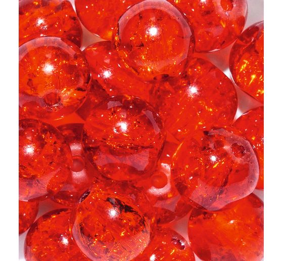 Glitter beads, Ø 8 mm, 20 pieces