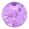Glitter beads, Ø 8 mm, 20 pieces Purple