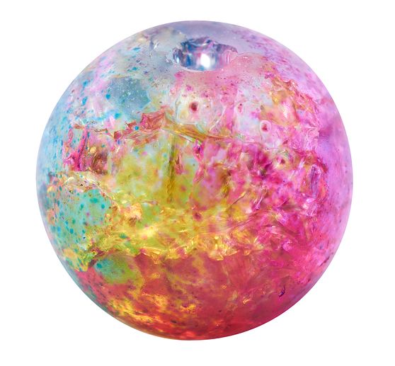 Glitter beads, Ø 8 mm, 20 pieces