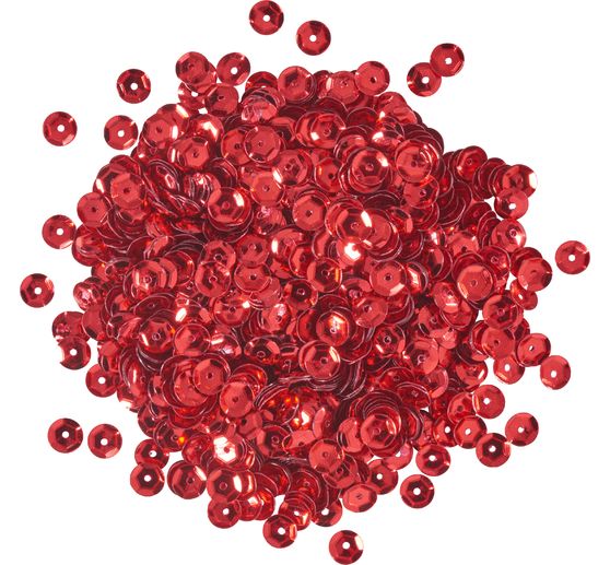 Sequins domed, metallic