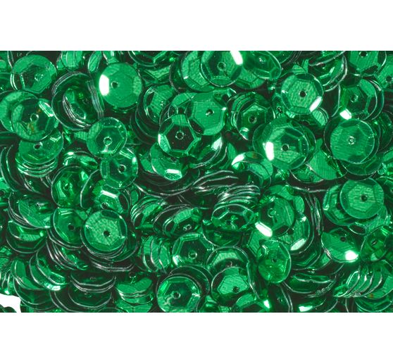 Sequins domed, metallic