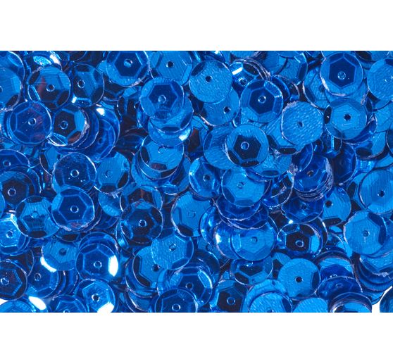 Sequins domed, metallic