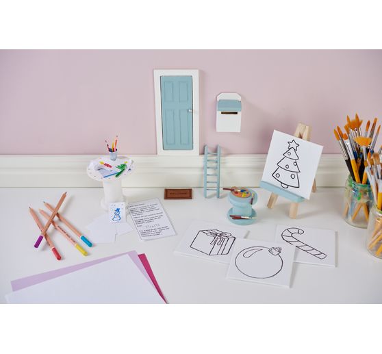 VBS Canvas board 10 x 10 cm, 5 pieces