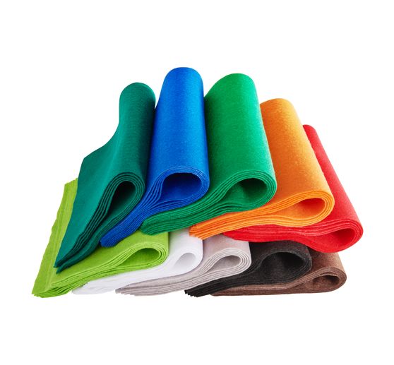 VBS Craft felt "Megapack", 50 pieces, assorted colors