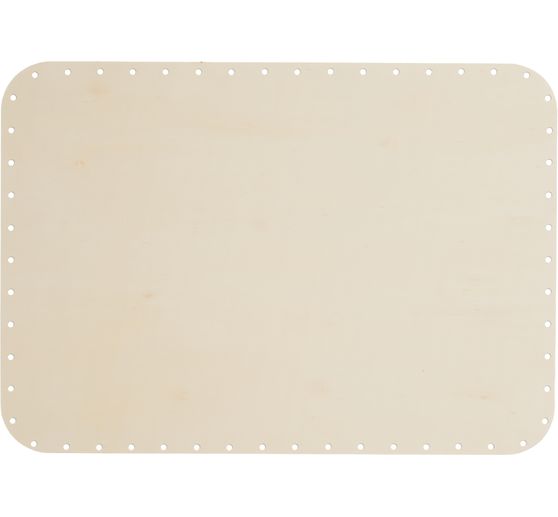 VBS Rattan basket base "Rectangle", 4 mm, 24 x 34 cm