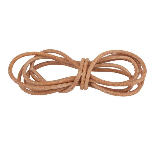 Leather strap round, Ø 1 mm