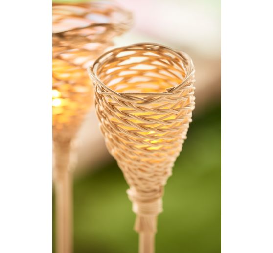 VBS Rattan cane natural, blue tape, Ø 1.5 mm