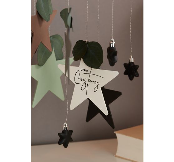 Christmas stars made of plastic