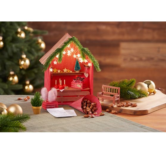 VBS Miniature Wooden Fruit Staircase, 2 pieces